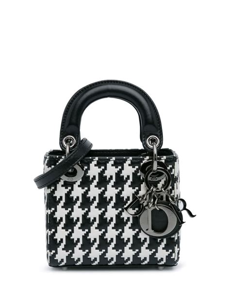 lady dior houndstooth|2022 Micro Calfskin Houndstooth Embossed Macro Lady Dior .